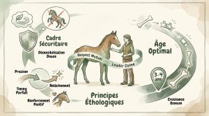 Débourrage cheval : éducation progressive et sécurité
