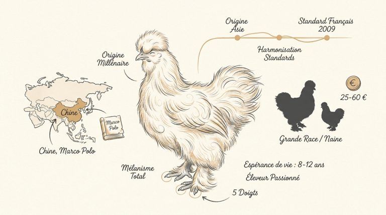 La poule Soie : caractéristiques et guide d'élevage complet