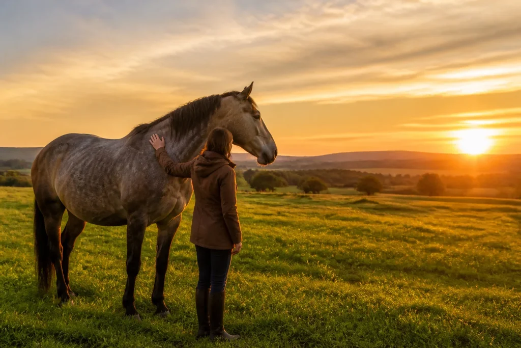 Harmonie au coucher du soleil