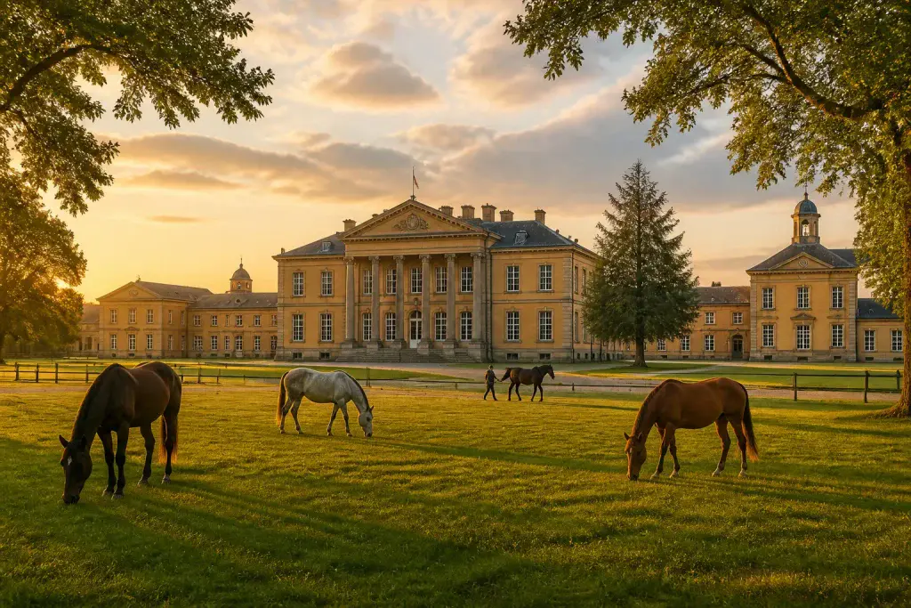 Haras de tarbes splendeur imperiale au crepuscule