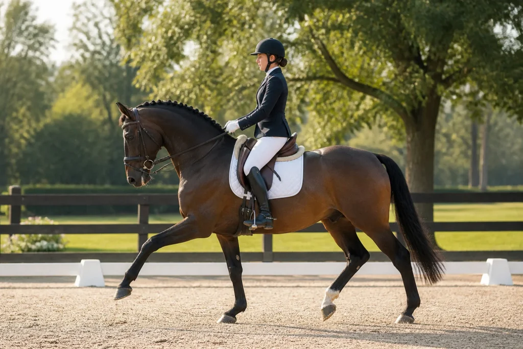 Harmonie equestre dressage et connexion