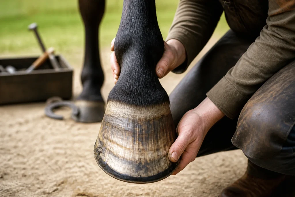 Soin du sabot de cheval