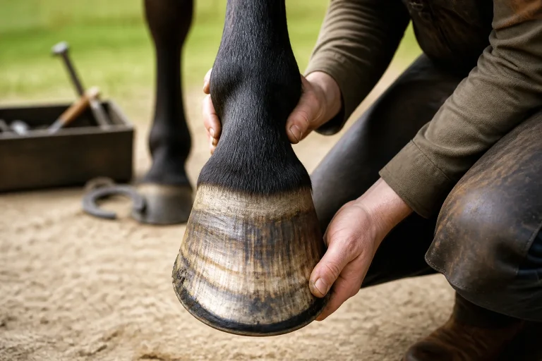 Le sabot du cheval : anatomie, entretien et santé