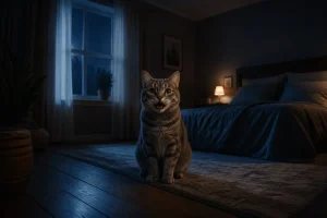 Pourquoi ton chat miaule la nuit ? Les causes et solutions